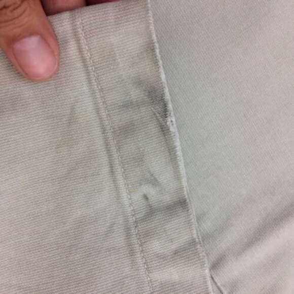 Vintage American Eagle Outfitters Pants Corduroy Flared Size 6 Beige Y2k - Picture 11 of 12